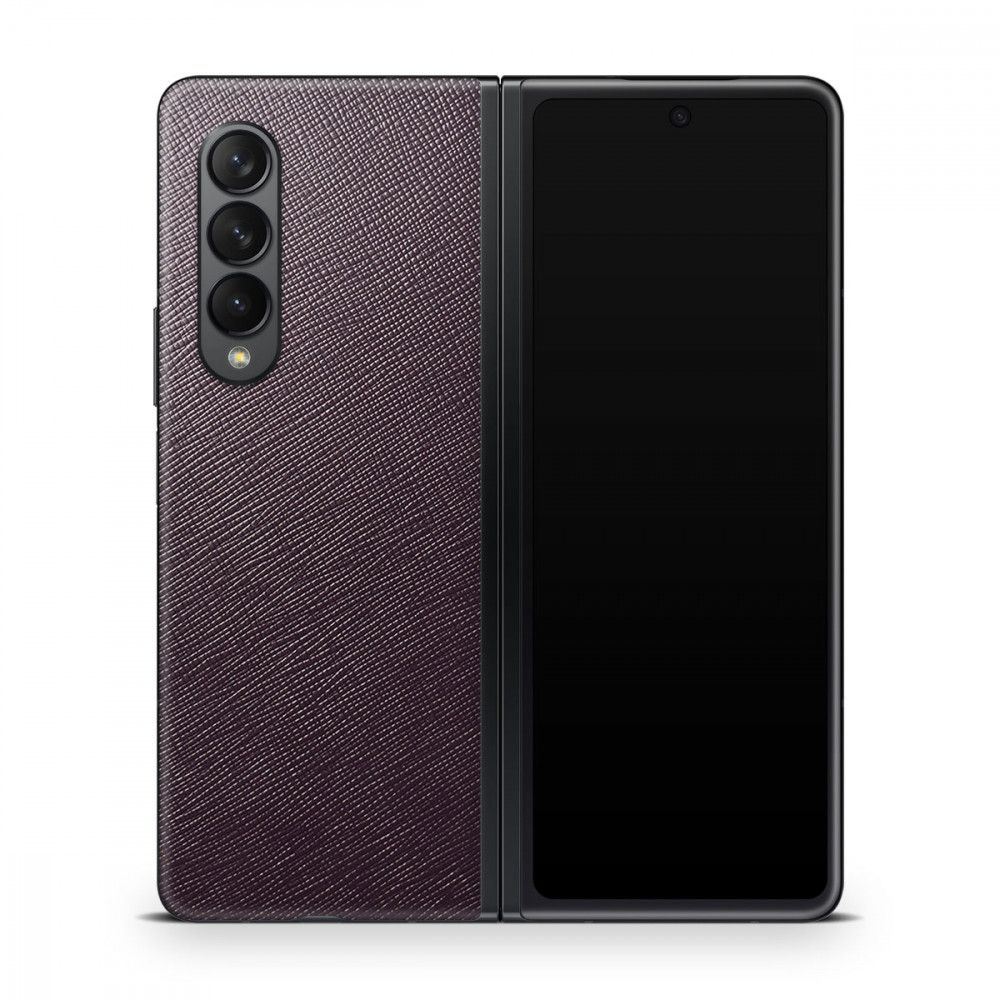 

Наклейка Glueskin из натуральной кожи Saffiano для Samsung Galaxy Z Fold 4, Фиолетовый