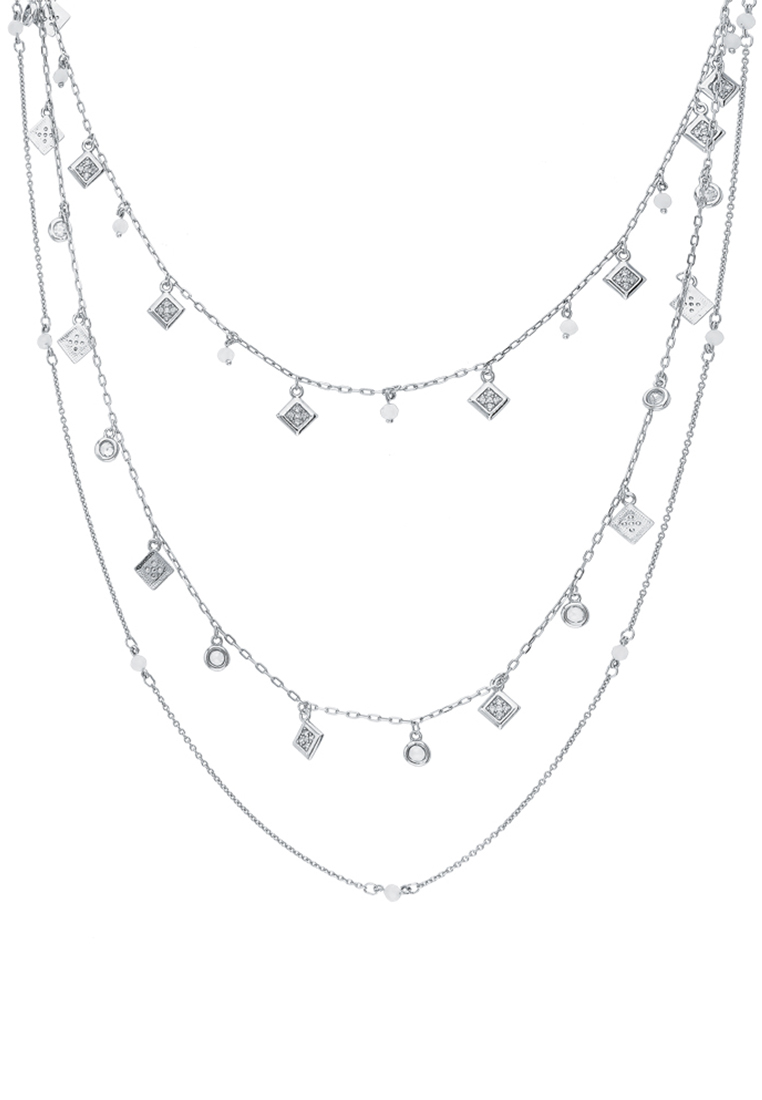 

Колье из серебра 40 см Kari Jewelry Ср925Р-872704040Н1, фианит, Ср925Р-872704040Н1