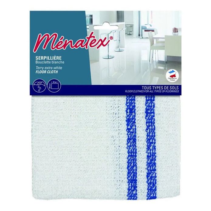 Тряпка Menatex для пола букле 50 x 60 см белая