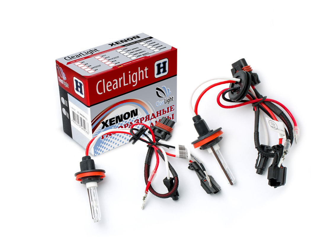 Комплект ксеноновых ламп Clearlight H4 5000K (2 шт.)