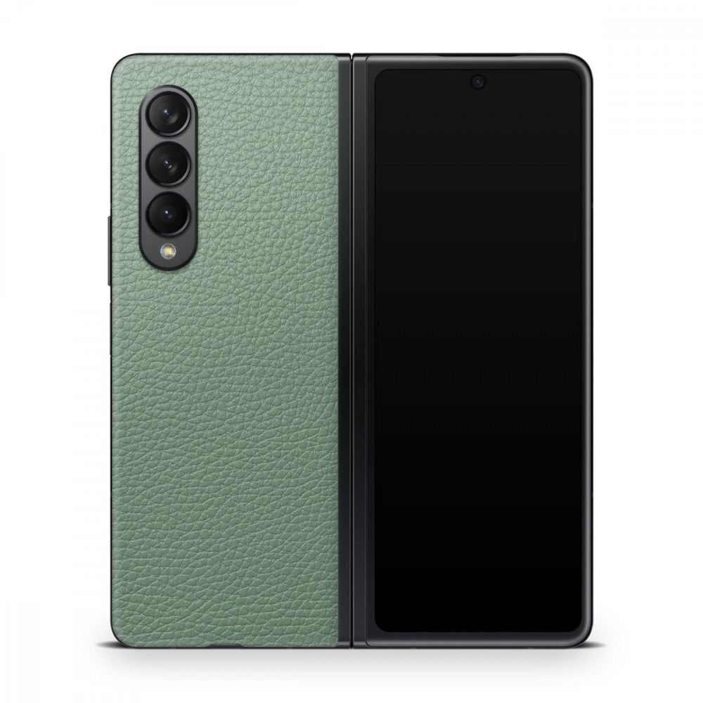 

Наклейка Glueskin из натуральной кожи CLASSIC для Samsung Galaxy Z Fold 4, Зеленый