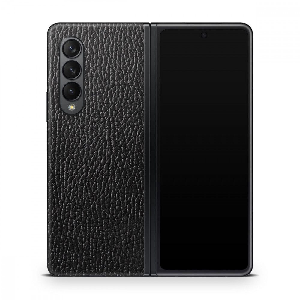 

Наклейка Glueskin из натуральной кожи CLASSIC для Samsung Galaxy Z Fold 4, Черный