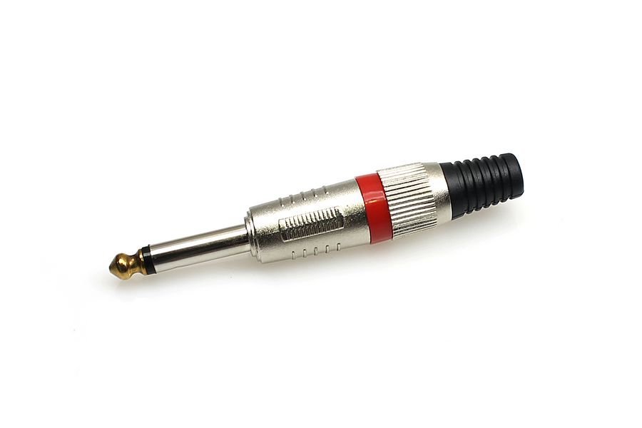 

Разъем J6.3 mono metal RED