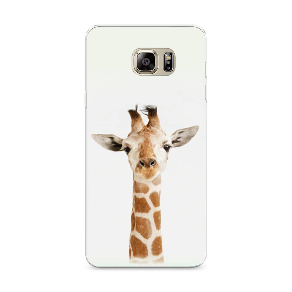 

Чехол на Samsung Galaxy Note 5 "Любопытный жираф", Бежевый;коричневый, 23550-1