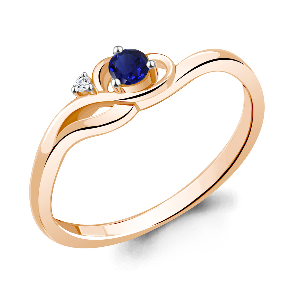 

Кольцо из серебра с фианитом Aquamarine Aquamarine 67421АБ_925_з р, 67421АБ_925_з
