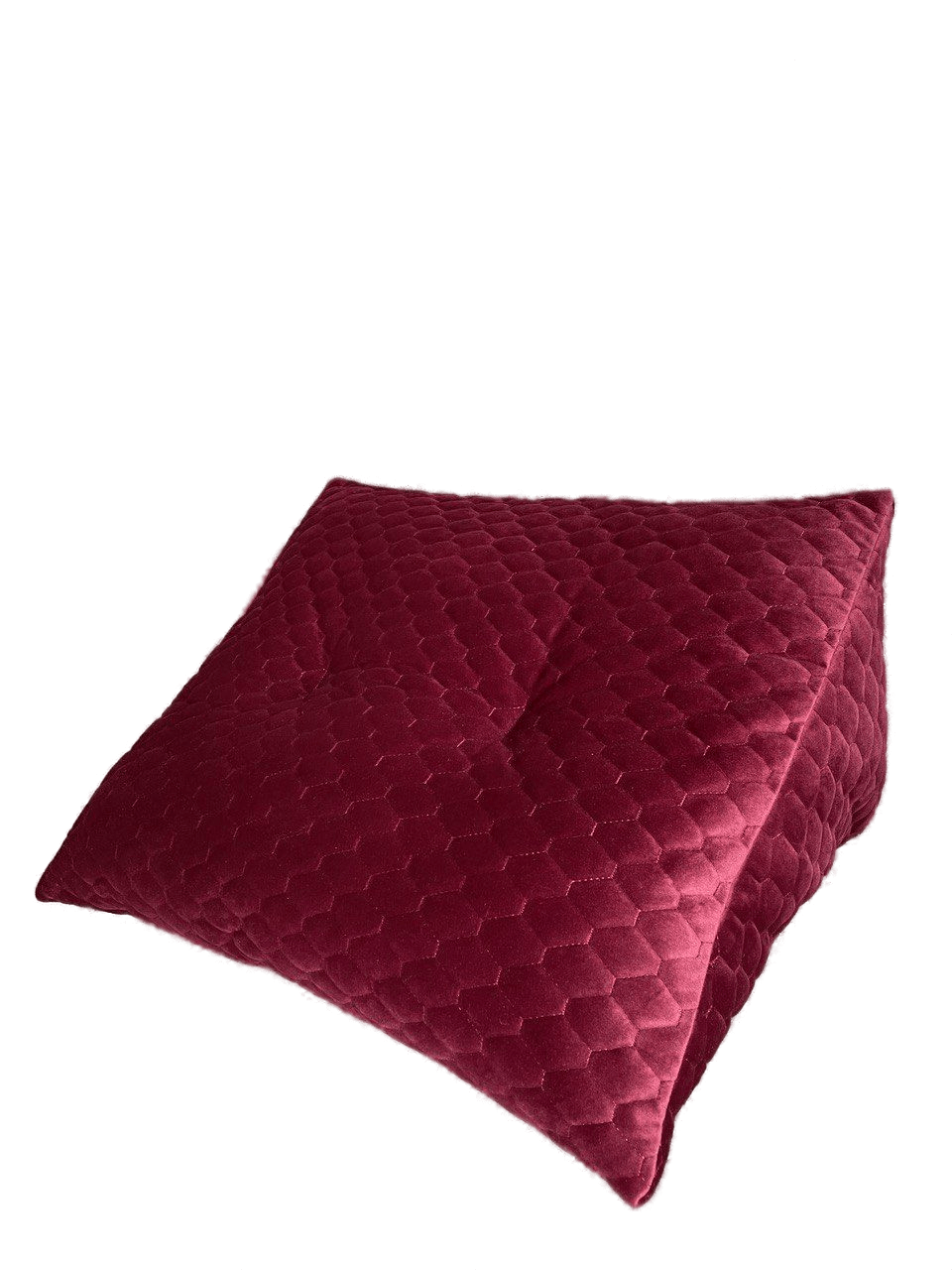 Подушка декоративная треугольная Playwoods бордо велюр