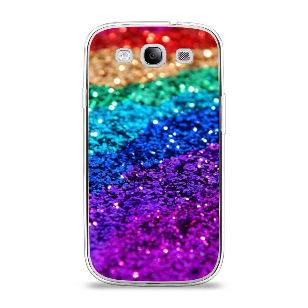 

Чехол Awog на Samsung Galaxy S3 / Самсунг S3 "Блестящая радуга рисунок", 23750-3