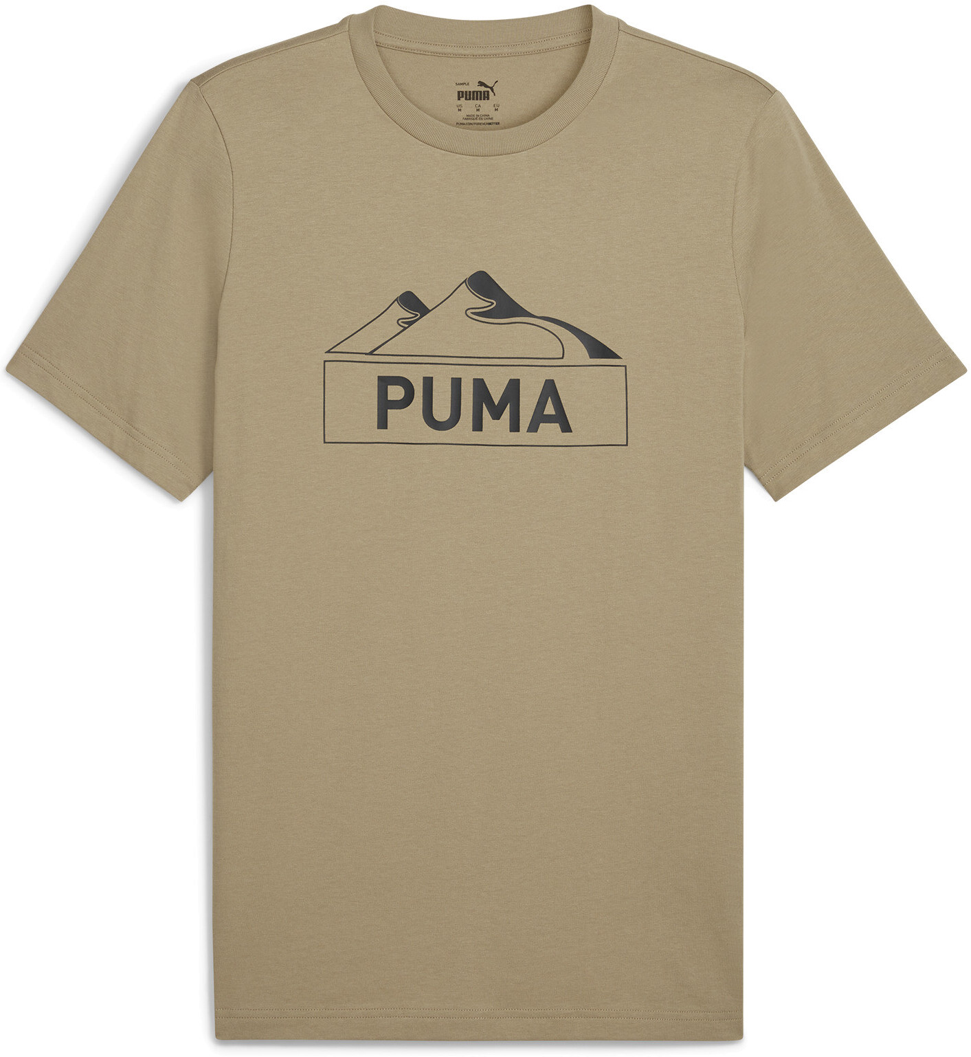 Футболка мужская PUMA OPEN ROAD Mountain Graphic Tee бежевая XL Камбоджа бежевый