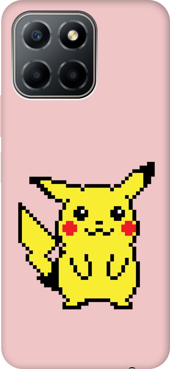 

Чехол на Honor X6/X8 5G с принтом "Pixel Pikachu" розовый, Розовый;желтый, 158201