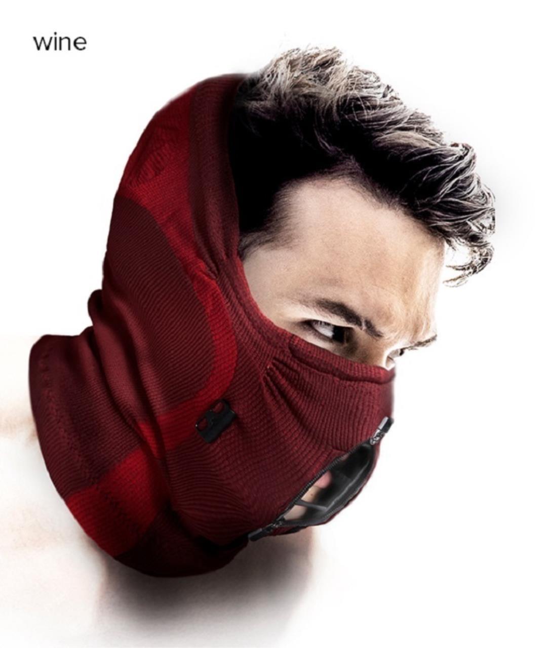 Ветрозащитная маска Анти-Фог NAROO MASK Z9H красная