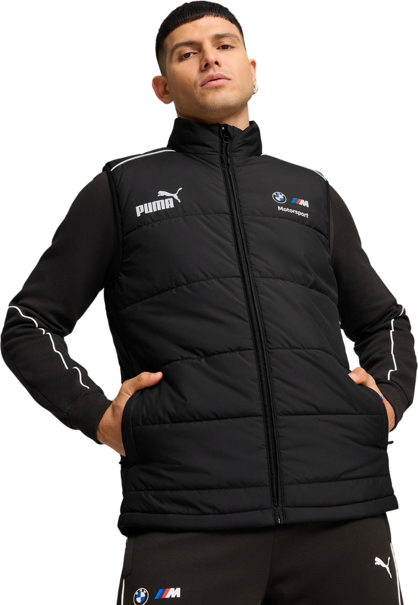 Утепленный жилет мужской PUMA BMW MMS MT7+ PADDED VEST черный M