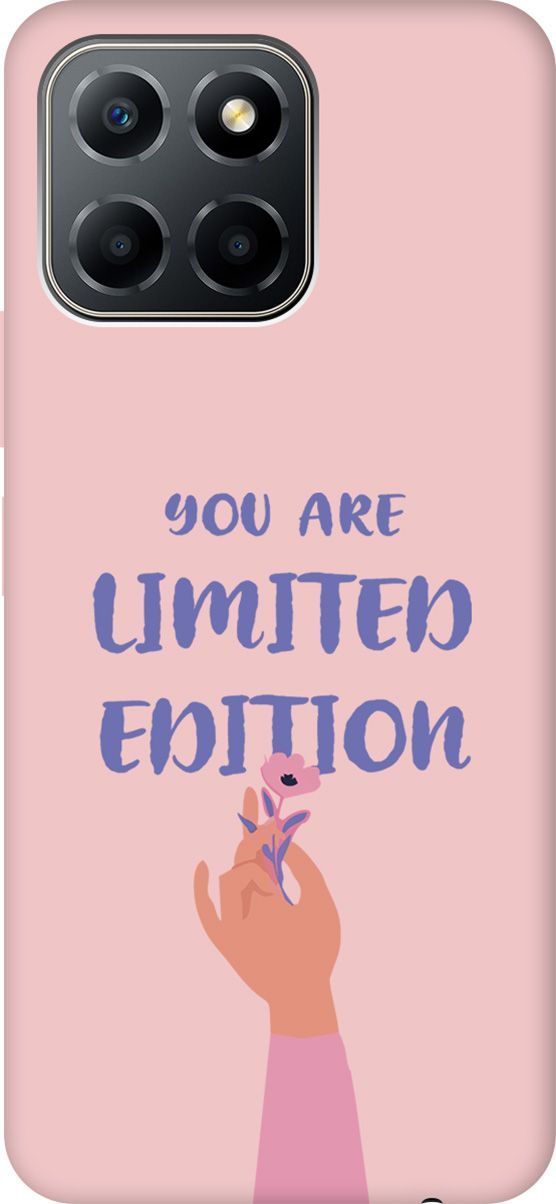 

Чехол на Honor X6/X8 5G с принтом "Limited Edition" розовый, Розовый;фиолетовый, 158199