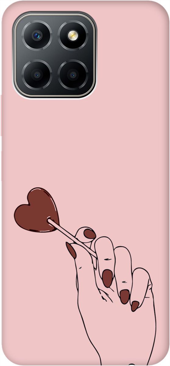 

Чехол на Honor X6/X8 5G с принтом "Heartbreaker" розовый, Розовый;черный, 158199