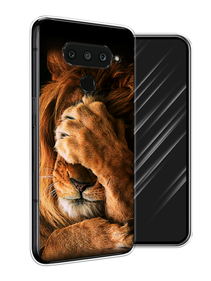 

Чехол Awog на LG V50 ThinQ "Львиный стыд", Коричневый;черный, 83850-1