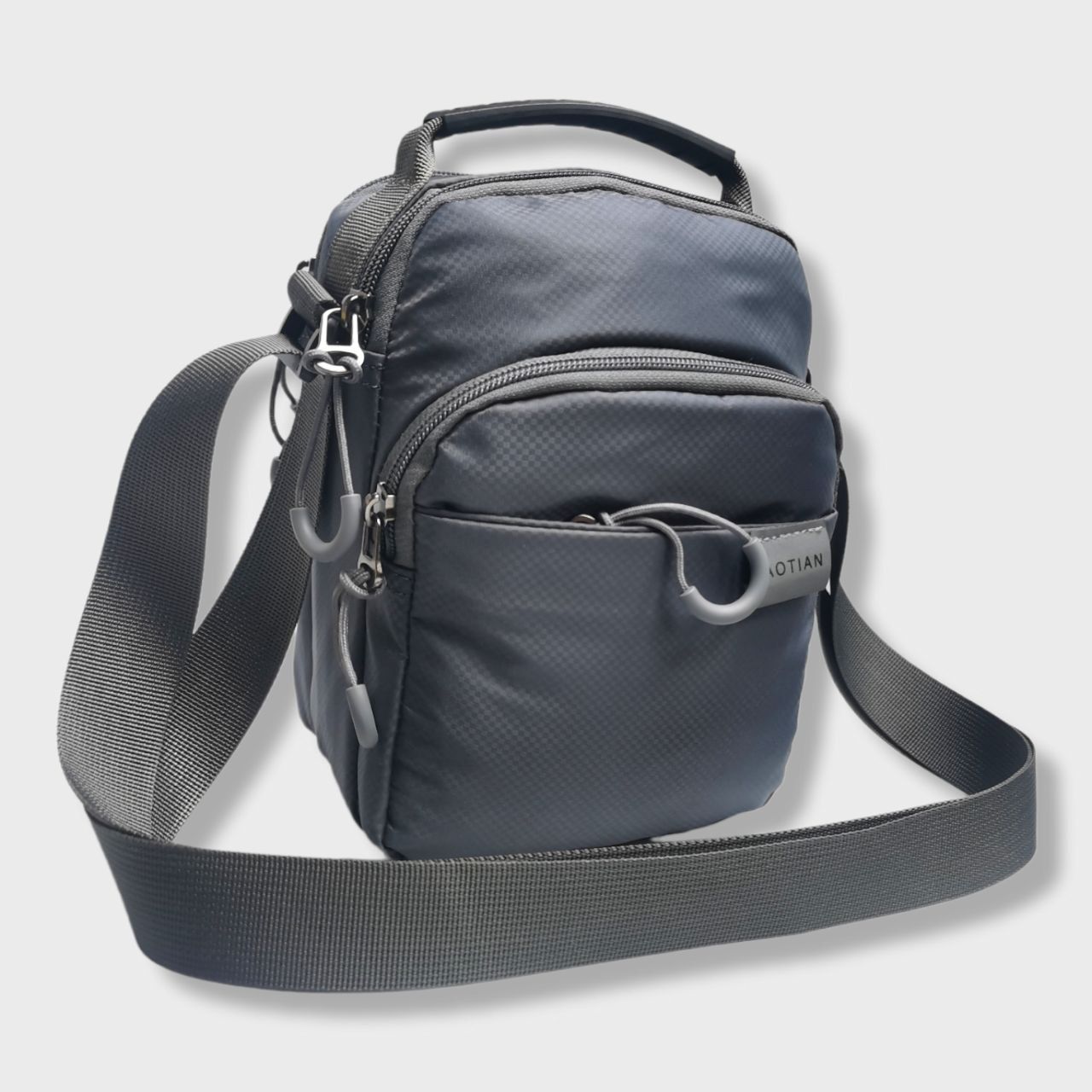 

Сумка планшет мужская PouchMan 63704 серая, Серый, 63704