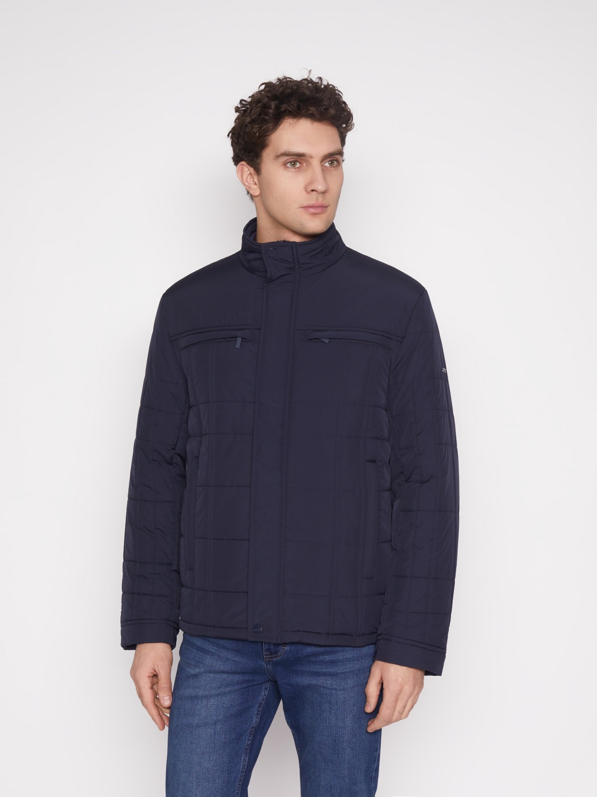 

Куртка мужская Zolla 012135159064 синяя 4XL, 012135159064