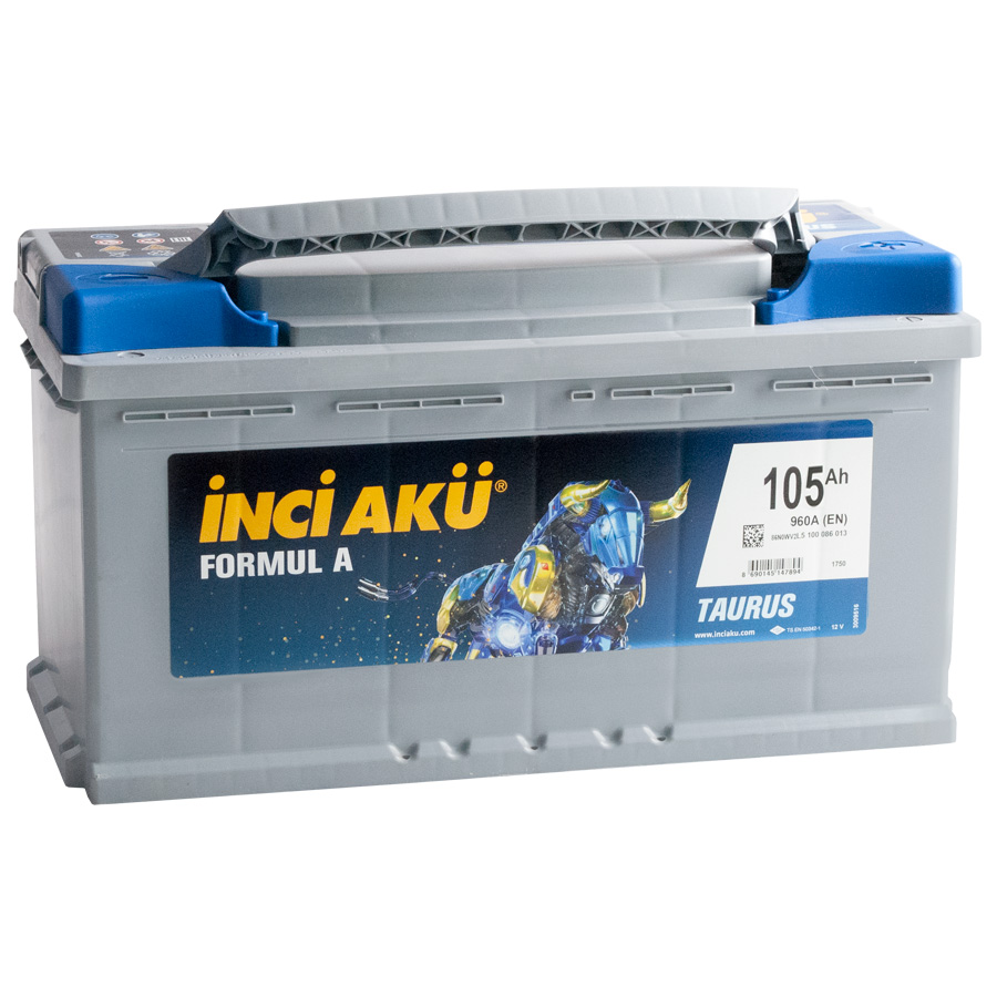 

Аккумулятор легковой "INCI AKU" Formul A 105Ач о/п L5 L5 105 096 013