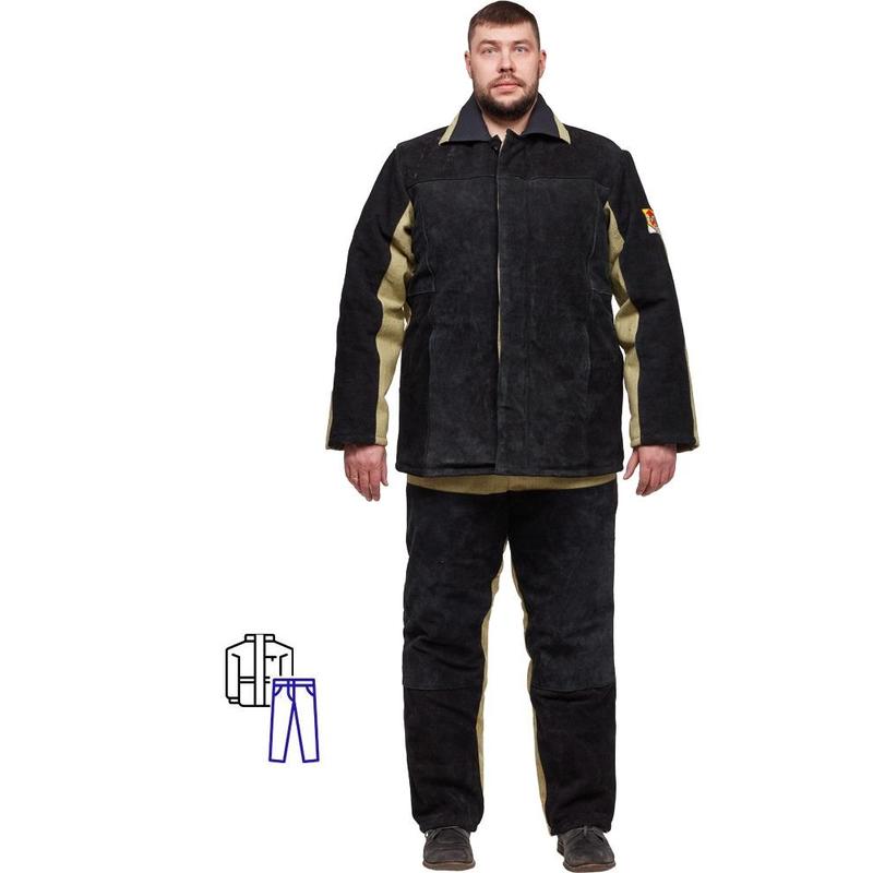 

Костюм рабочий мужские NoBrand 102142 хаки/черные 52-54, 182-188, Разноцветный, 102142