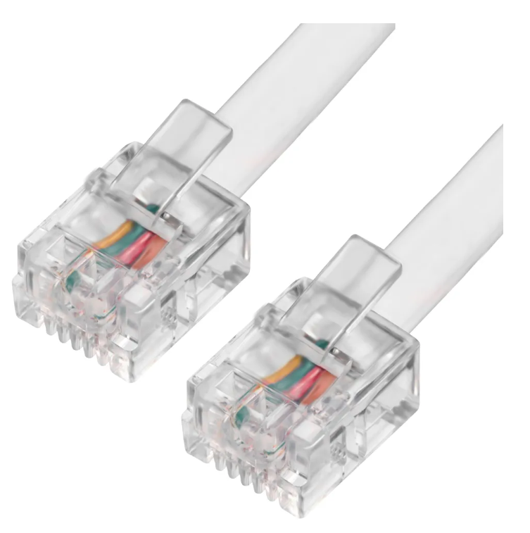 Кабель Greenconnect RJ11 - RJ11 6м (GCR-TP6P4C-6.0m)