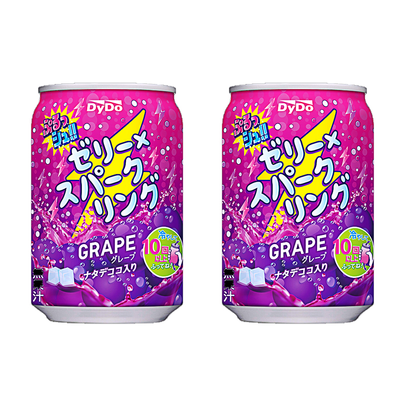 

Газированный напиток DyDo Сода Джели Виноград (2 шт. по 280 мл)