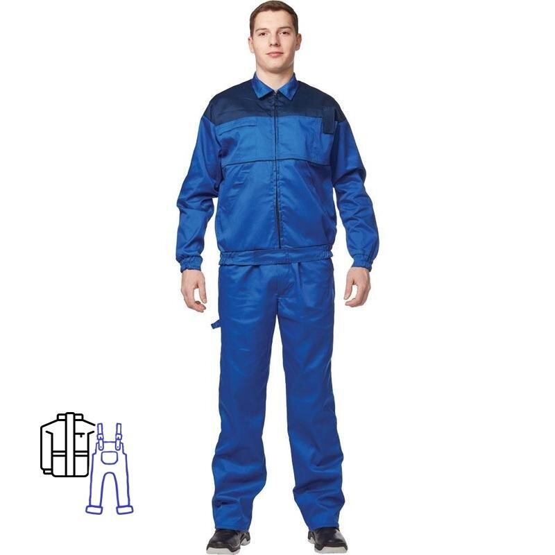 

Костюм рабочий NoBrand 1412309 синий 48-50, 182-188