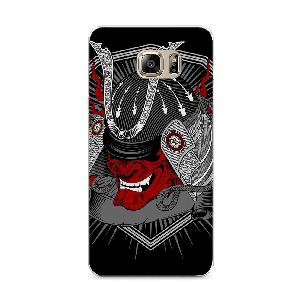 

Чехол на Samsung Galaxy Note 5 "Красная маска самурая", Белый;красный;черный, 23550-4