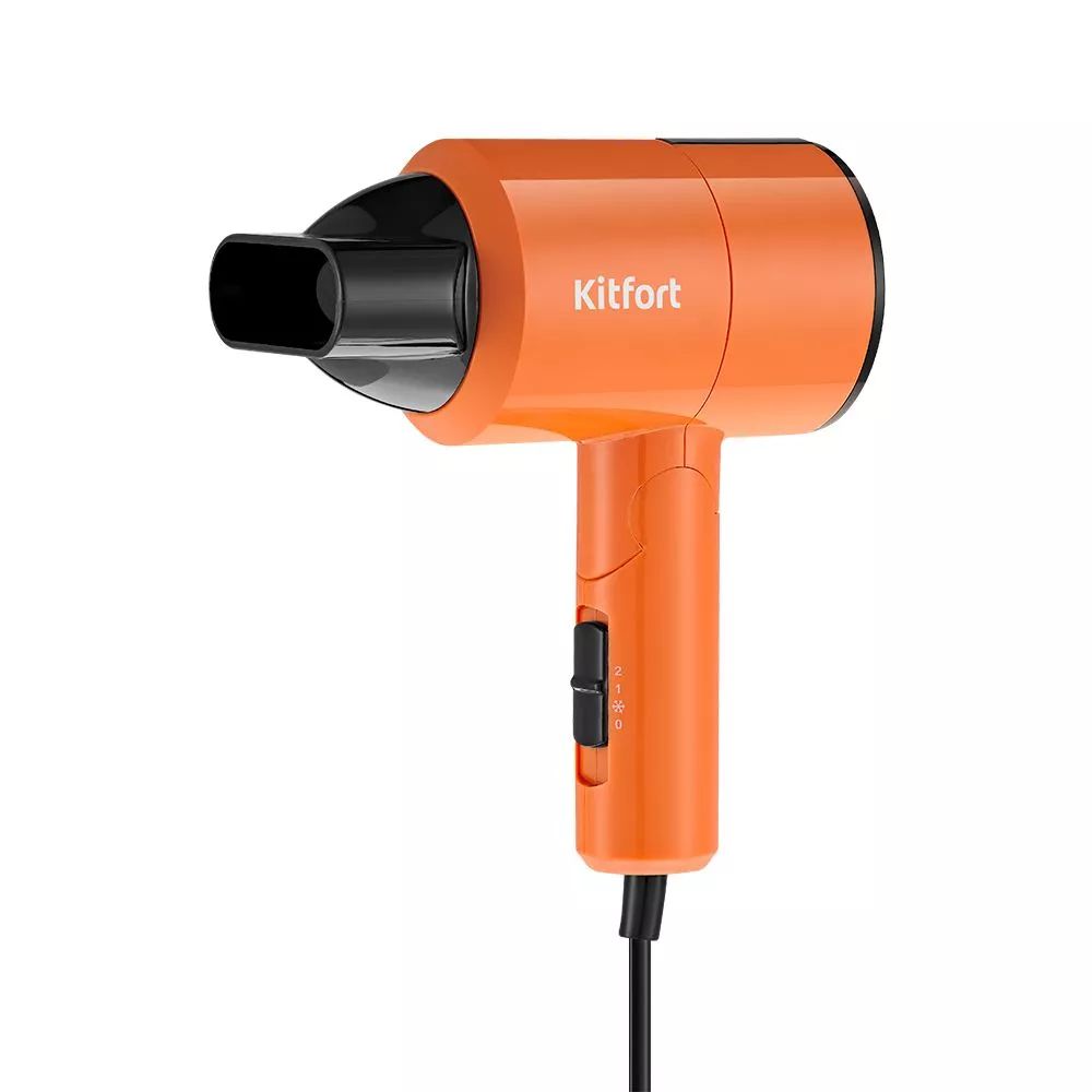 Фен Kitfort КТ-3240-2 1100 Вт оранжевый электрические ножницы kitfort кт 6045 2 бело оранжевый