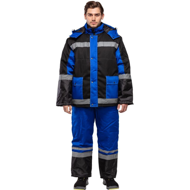 

Костюм рабочий мужские NoBrand з39-КБР васильковые/синие 48-50, 170-176, Черный, з39-КБР