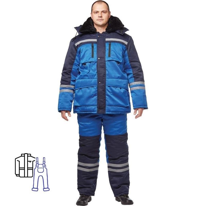 

Костюм рабочий мужские NoBrand з03-КПК васильковые/синие 52-54, 158-164, з03-КПК
