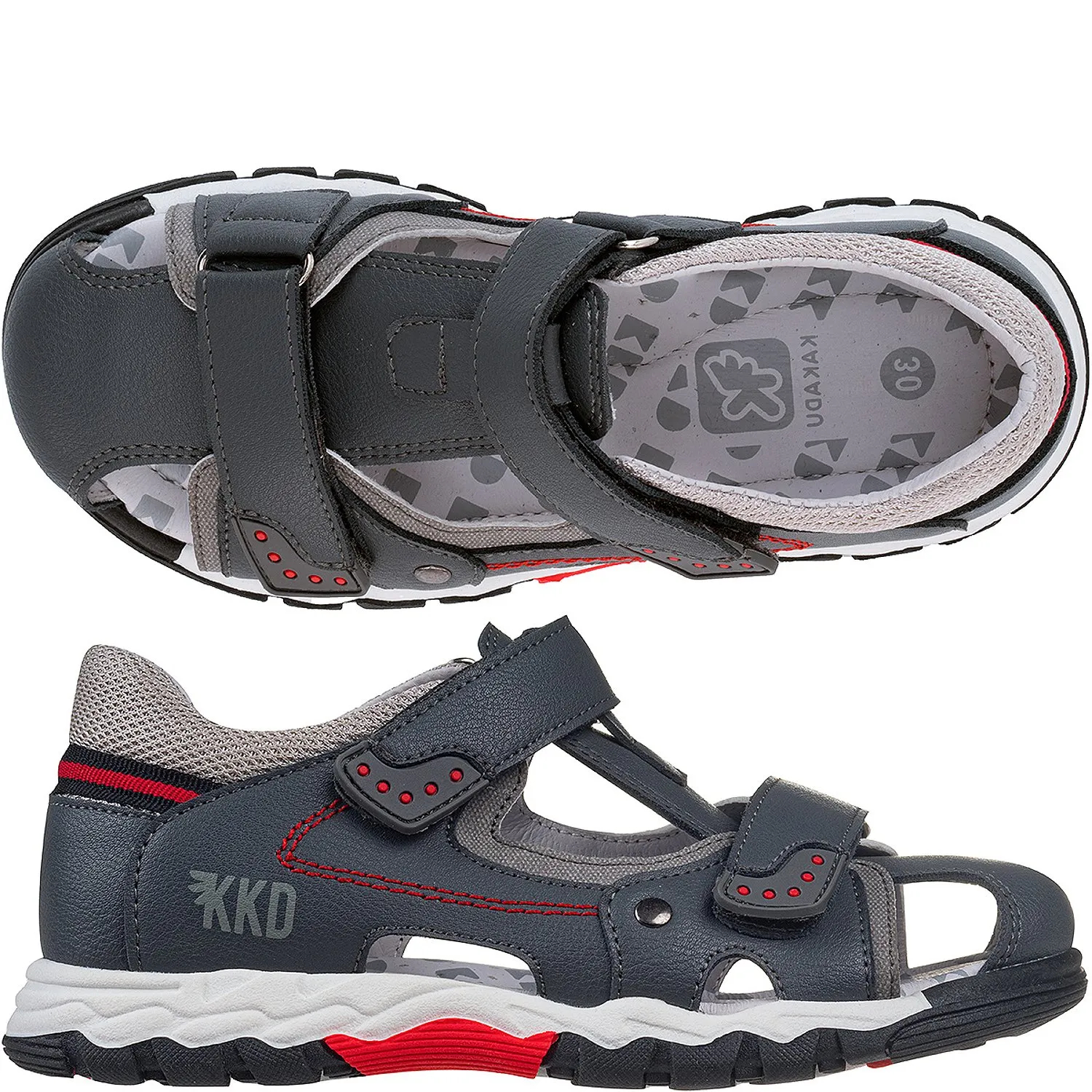 

Сандалии Kakadu для мальчиков, размер 35, 9412A-30-35-PT-L, 1 пара, 9412A_30-35_PT/L