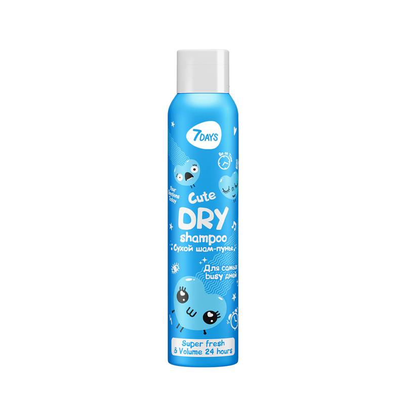 Сухой шампунь 7 DAYS Cute Dry Shampoo Шам-пуньк для самых Busy дней 200 мл 349₽