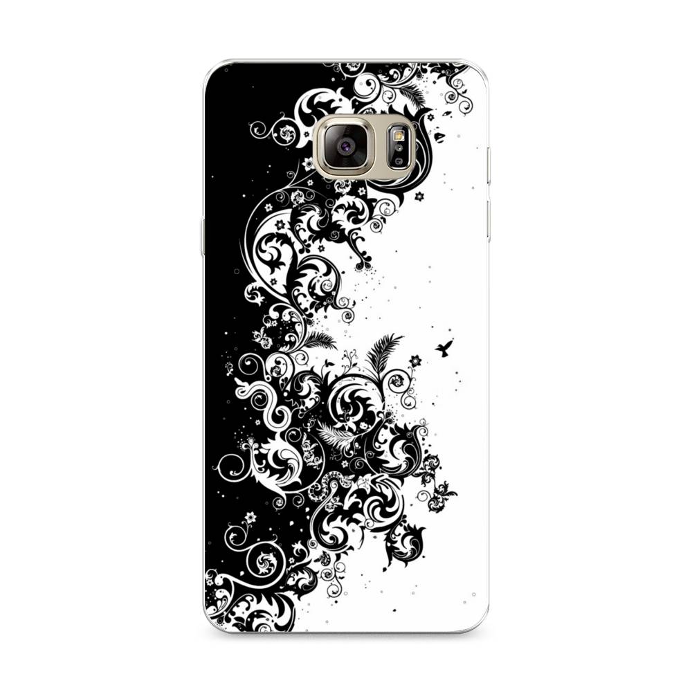 

Чехол на Samsung Galaxy Note 5 "Черно белый узор", Белый;черный;серый, 23550-3