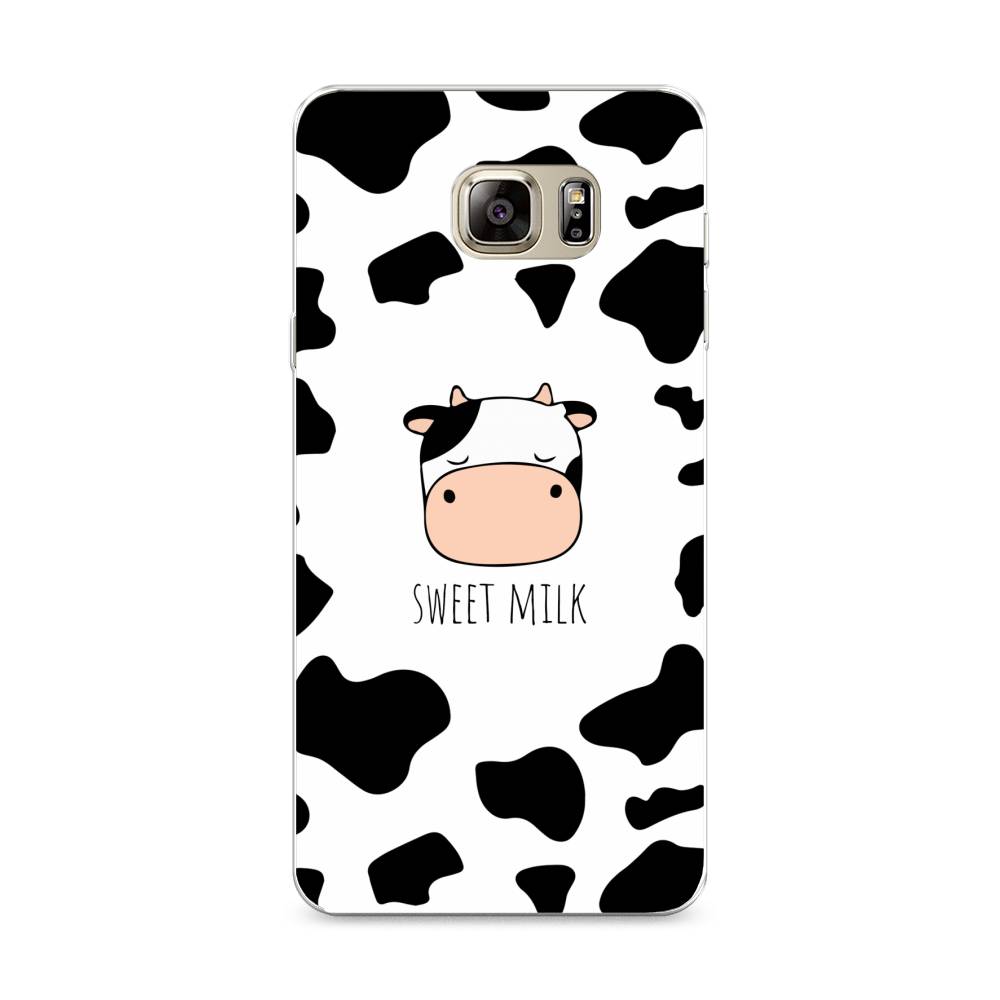 

Чехол на Samsung Galaxy Note 5 "Sweet milk", Розовый;белый;черный, 23550-1