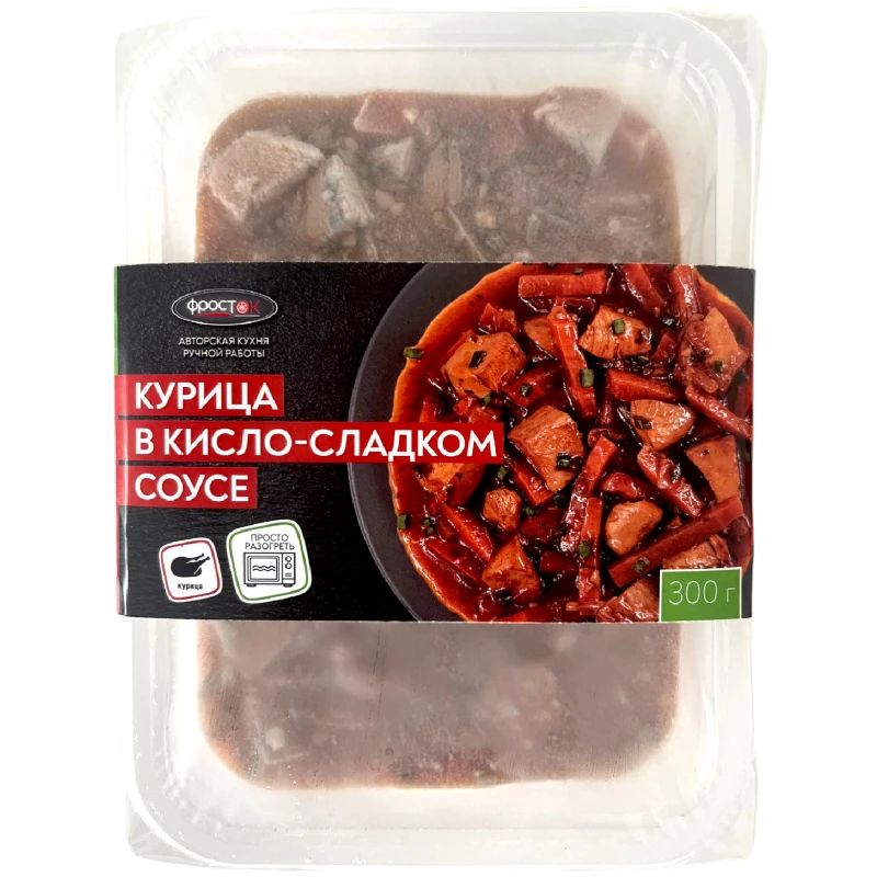 

Курица Фросток в кисло-сладком соусе замороженная 300 г