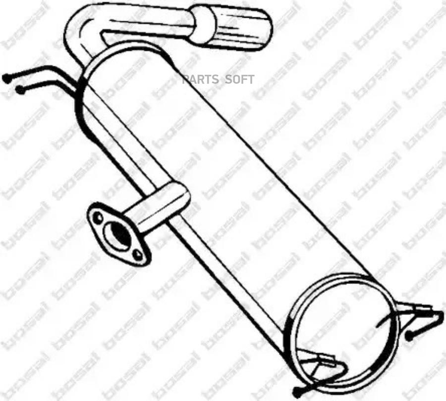 

BOSAL Глушитель выхлопных газов конечный