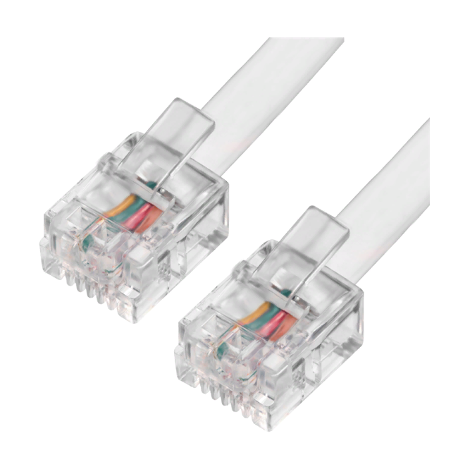 Кабель Greenconnect RJ11 - RJ11 0.5м (GCR-TP6P4C-0.5m)