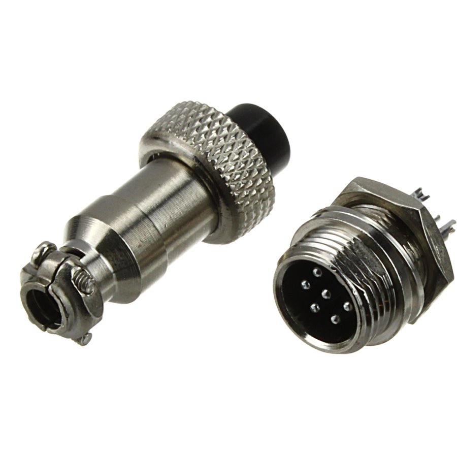 

Разъем GX12 6PIN, комплект мама, папа