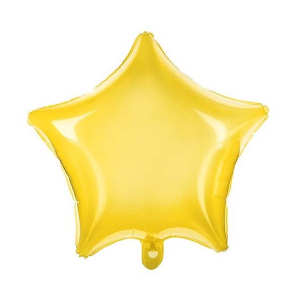 

Воздушный шар PartyDeco Star фольга желтый 48 см