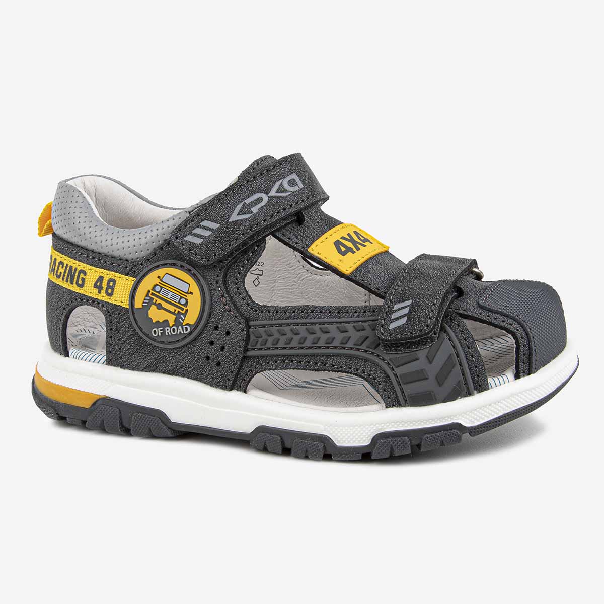 

Сандалии детские Kapika 32841к-2, цвет серый, размер 27 EU, 32841к