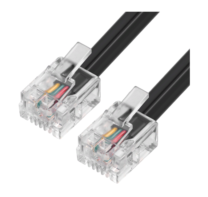 Кабель Greenconnect RJ11 - RJ11 20м (GCR-TP6P4C2-20.0m)