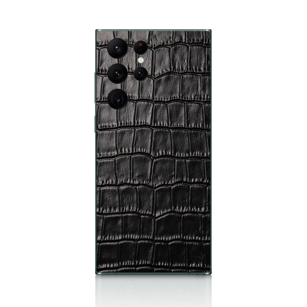 

Кожаная наклейка CROCO для Samsung Galaxy S22 Ultra, Черный