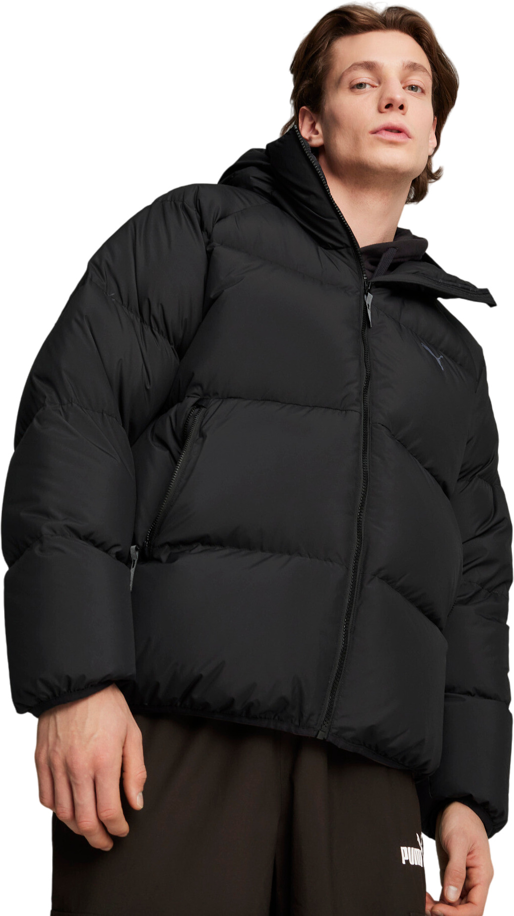 

Пуховик мужской PUMA Down Puffer Jacket черный XL, Down Puffer Jacket