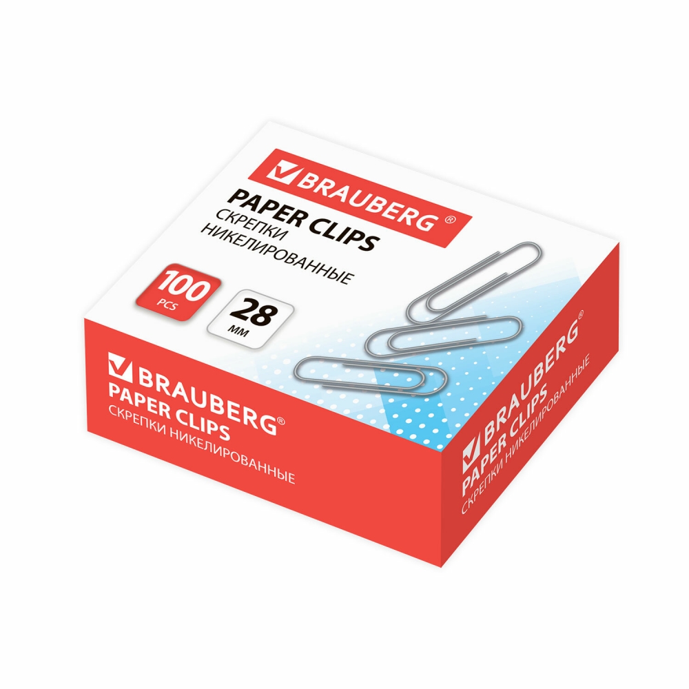 

Набор из 20 шт, Скрепки Brauberg (221523)