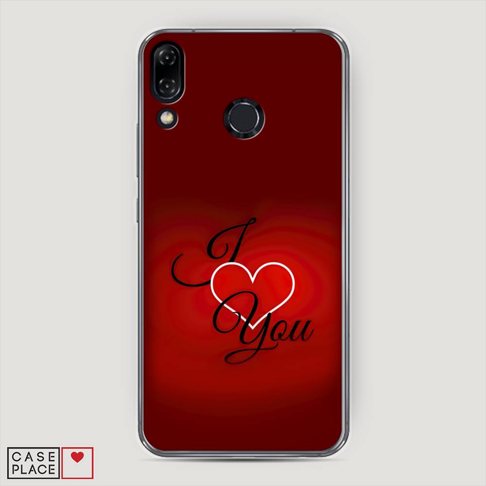 фото Чехол awog "i love you 3" для asus zenfone 5z zs620kl