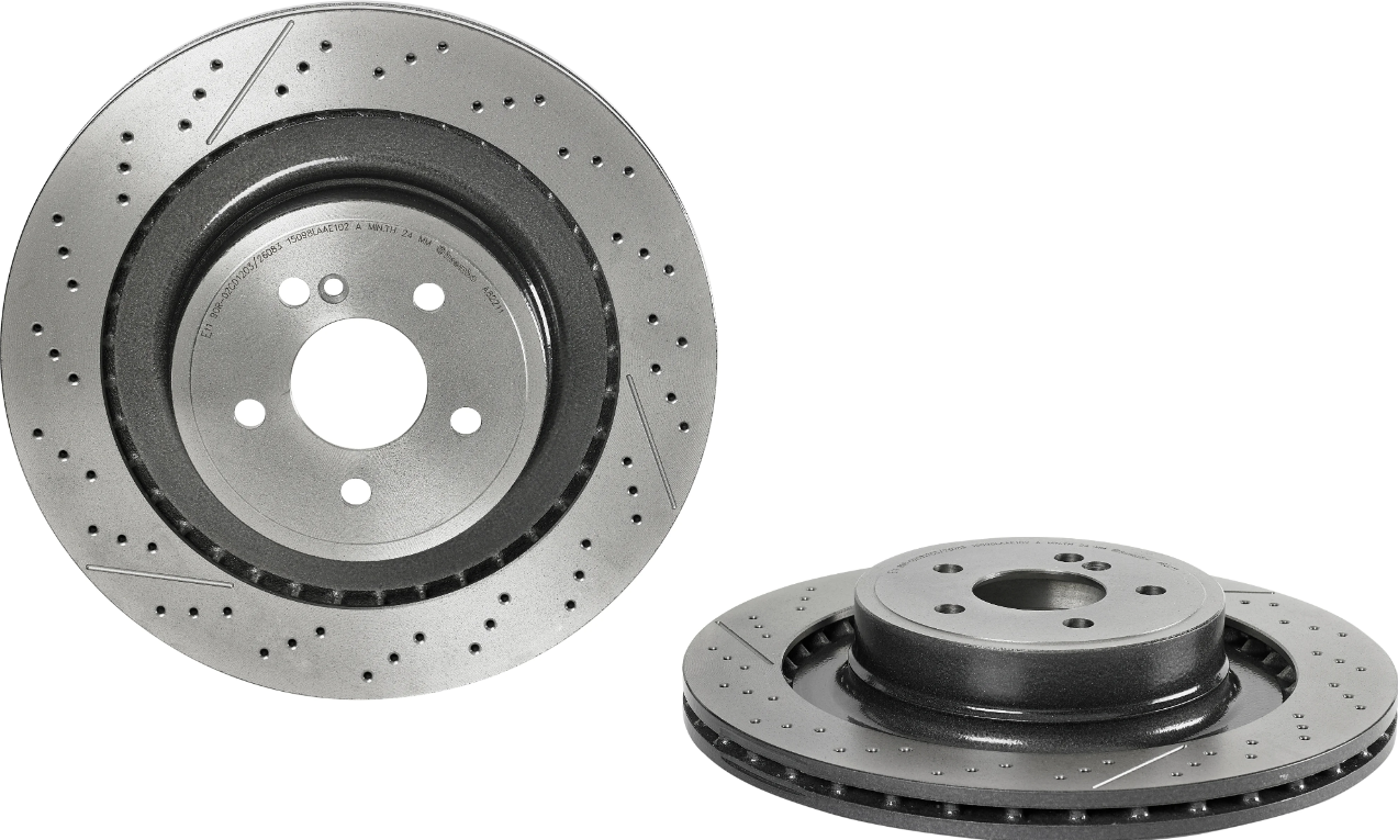 

Диск тормозной задний Mercedes A-Class/B-Class Sports Tourer 04>12 BREMBO 08958011
