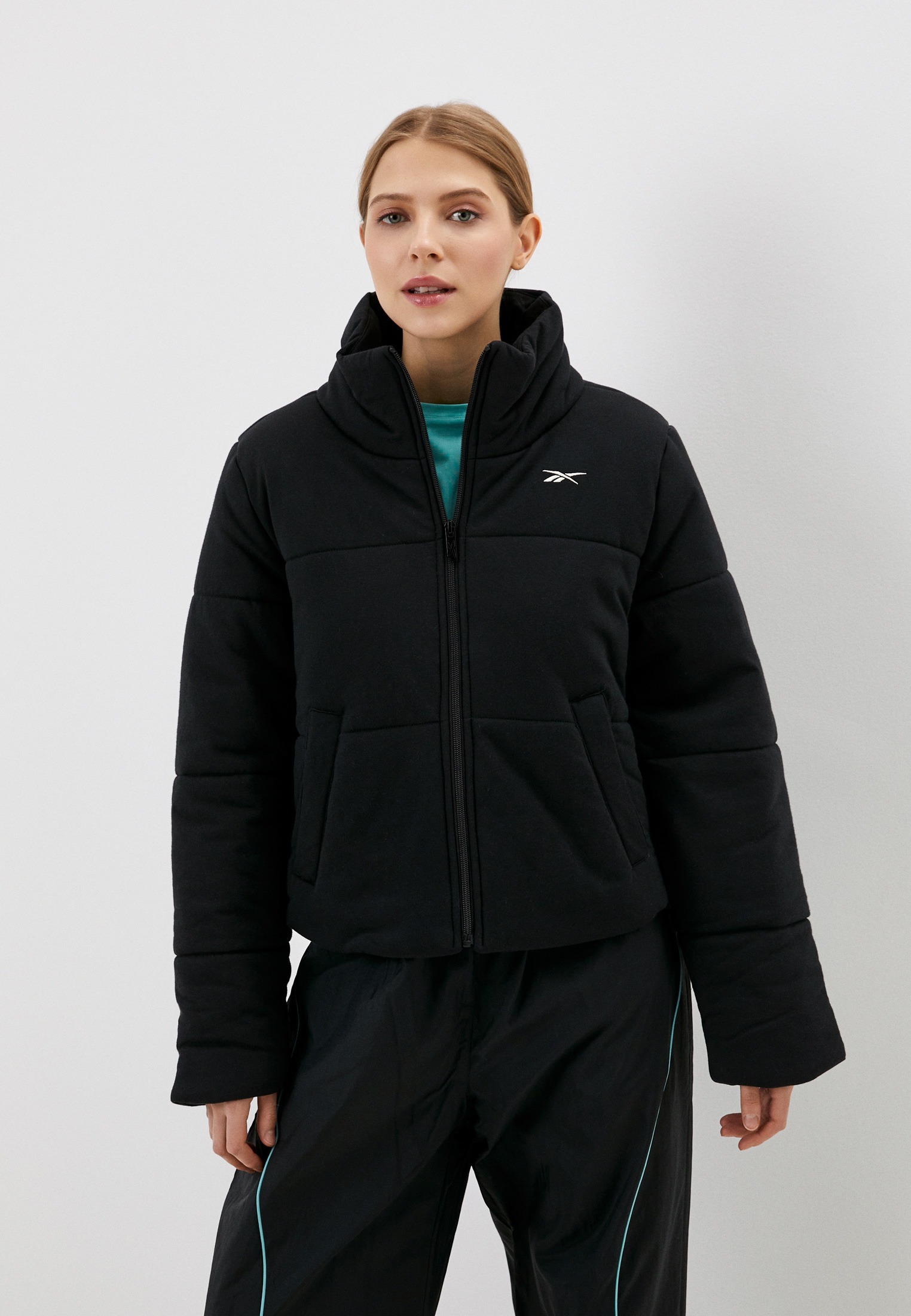 Куртка женская Reebok S Puffer Jacket черная XS