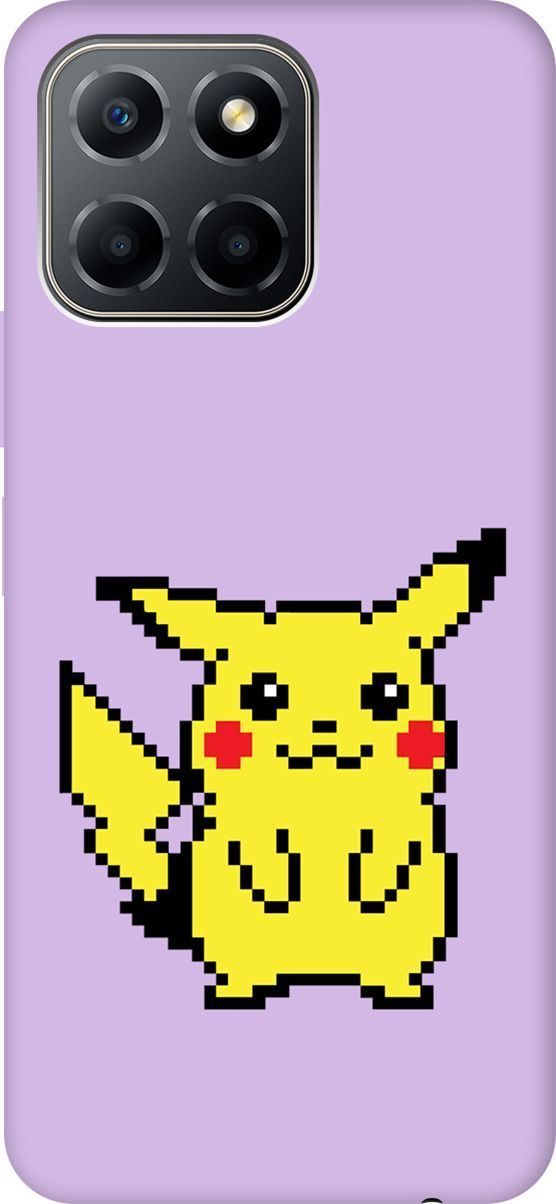 

Чехол на Honor X6/X8 5G с принтом "Pixel Pikachu" сиреневый, Фиолетовый;желтый, 158201