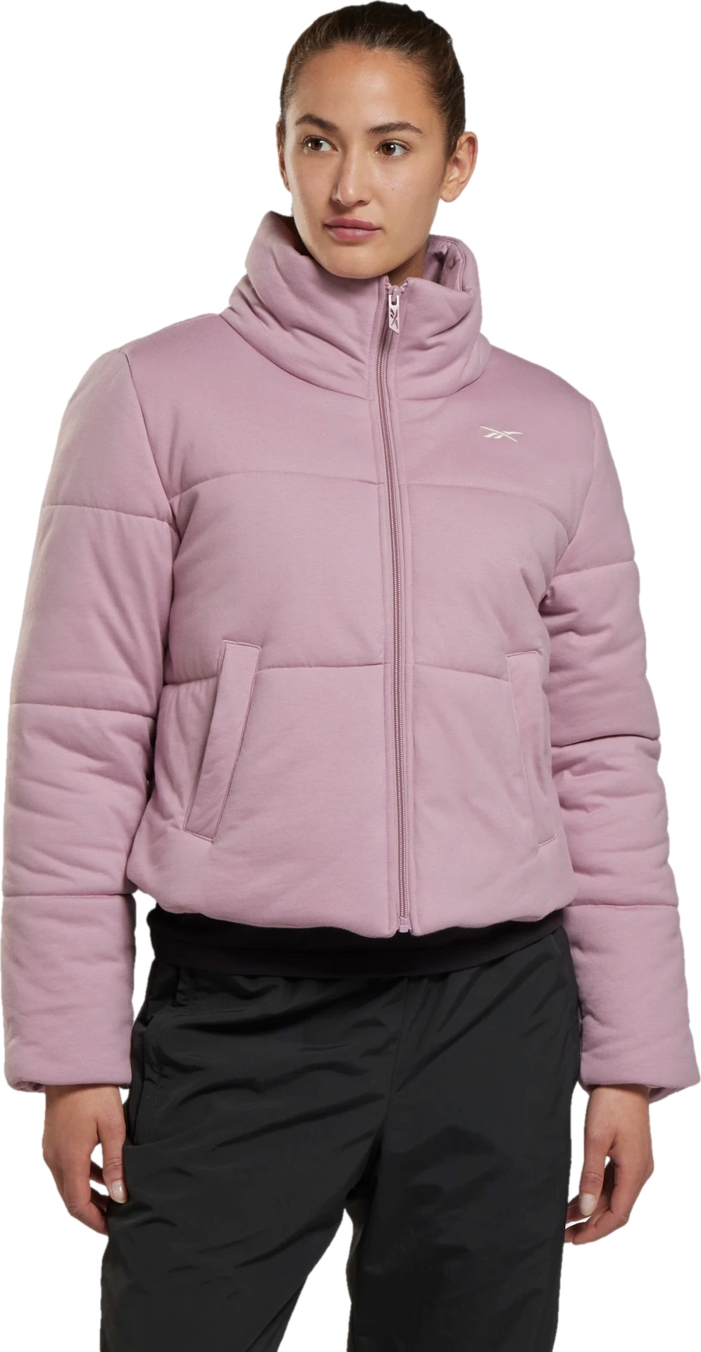 Куртка женская Reebok S Puffer Jacket фиолетовая S