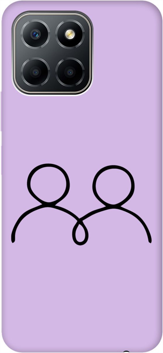 

Чехол на Honor X6/X8 5G с принтом "Couple Lines" сиреневый, Фиолетовый;серый, 158200