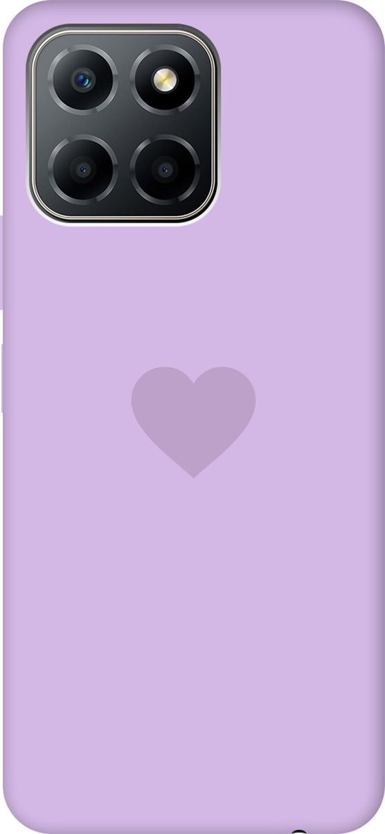 

Чехол на Honor X6/X8 5G с принтом "Heart" сиреневый, Фиолетовый, 158199